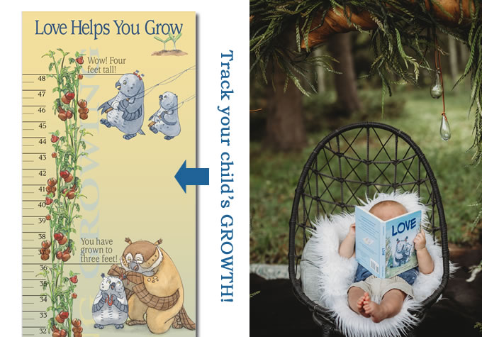 LOVE Baby Book Growth Chart