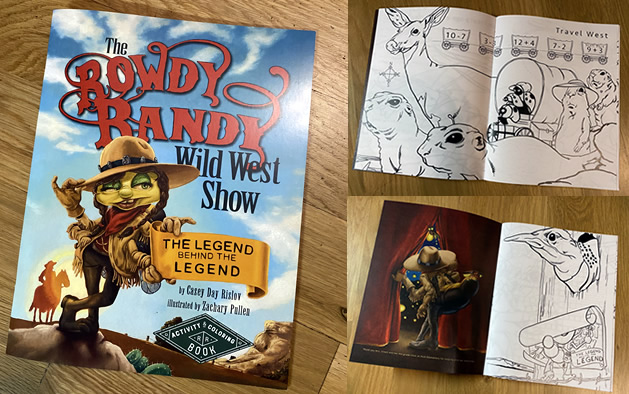 Rowdy Randy Wild West Show Coloring Book